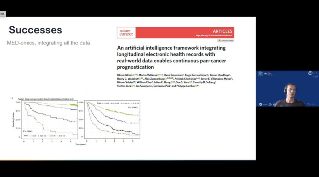 A screenshot from a Hello AI class showing a pathway to personalized care.